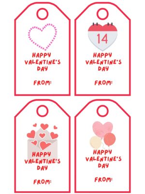Valentine's Gift Tag - JPG Download